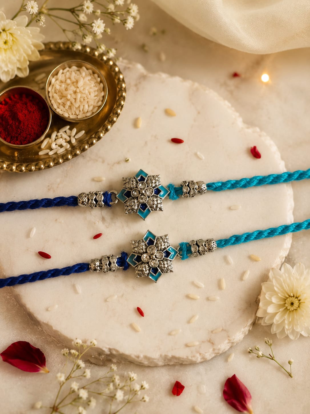 Silver Rakhi